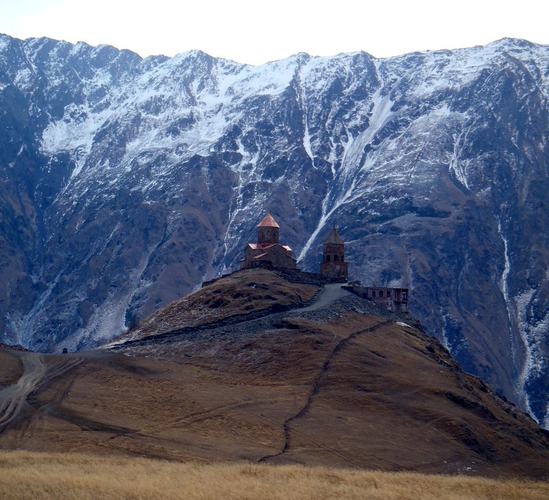 Gergeti Trinity Church, Caucasus, Georgia