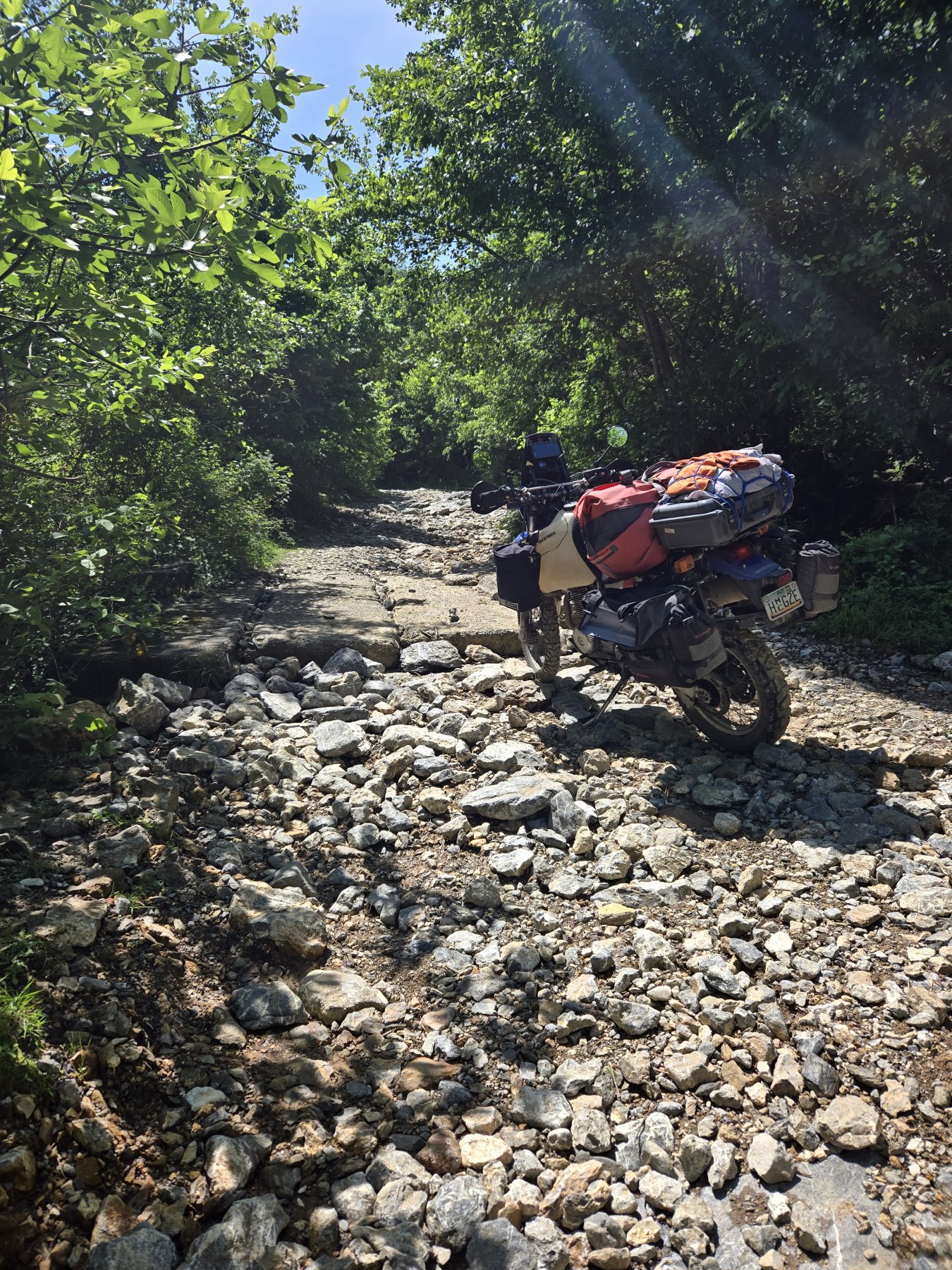Rocky road to Theth, Albania