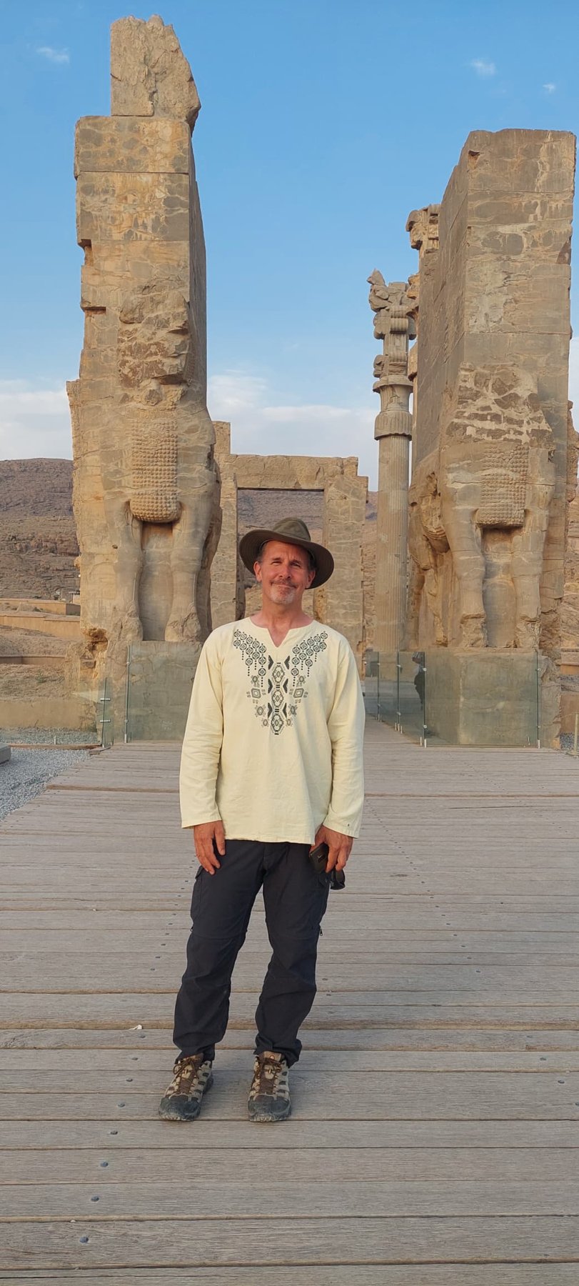 Sean Flanagan at Persepolis, Iran